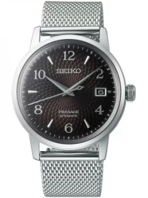 Image of Seiko Presage Cocktail Time Black Russian Bracelet Watch SRPF39J1