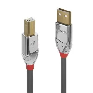 Image of Lindy 0.5m USB 2.0 Type A to B Cable Cromo Line