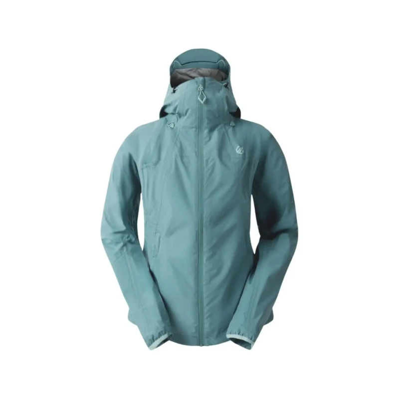 Image of Womens waterproof jacket Dare 2B Breathe Easy Gris Female 42