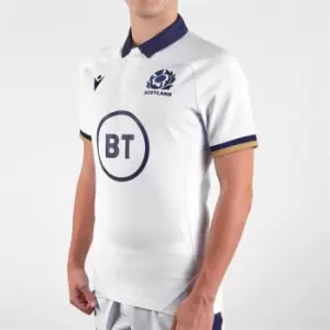 Image of Macron Scotland Alternate Authentic Rugby Shirt 2020 2021 - White