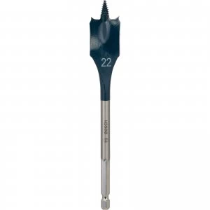 Image of Bosch Self Cut Speed Hex Shank Flat Drill Bit 22mm 150mm