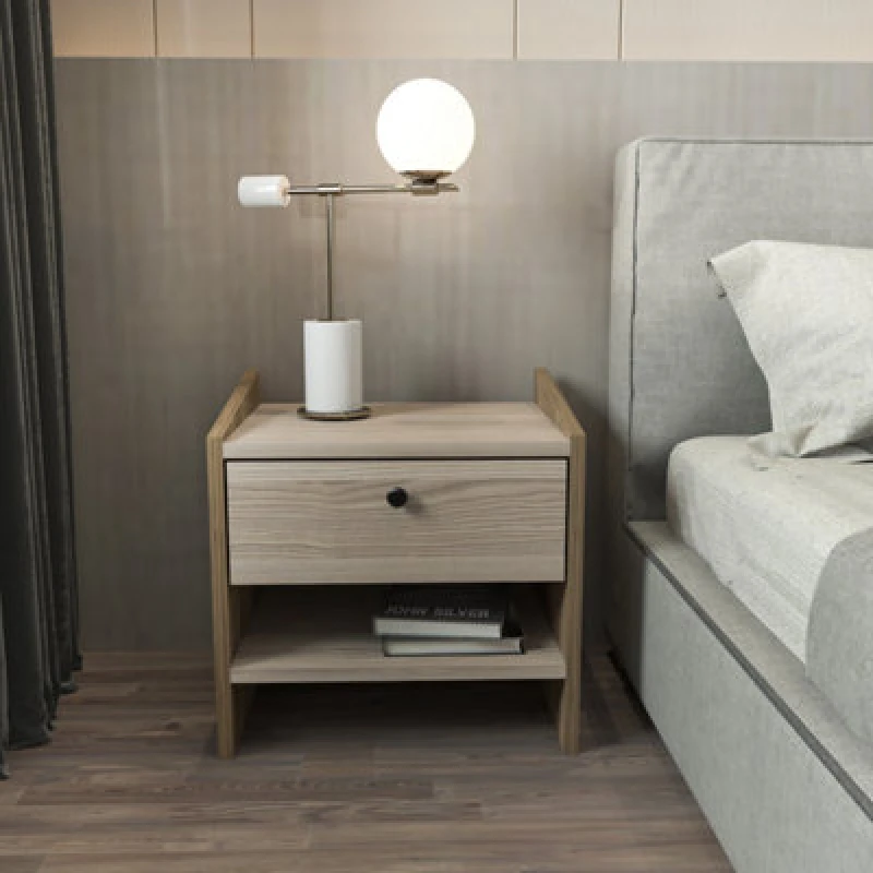 Image of Decorotika Berlin Nightstand Walnut Cordoba