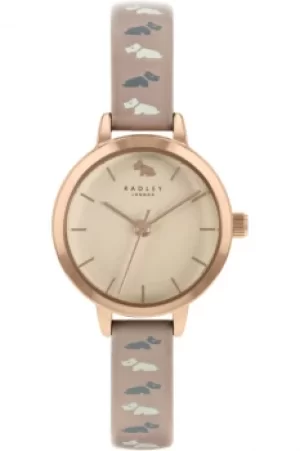 Image of Radley Cobweb Leather Strap Watch RY21138A