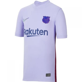 Image of Nike Barcelona Away Shirt 2021 2022 Junior - Purple