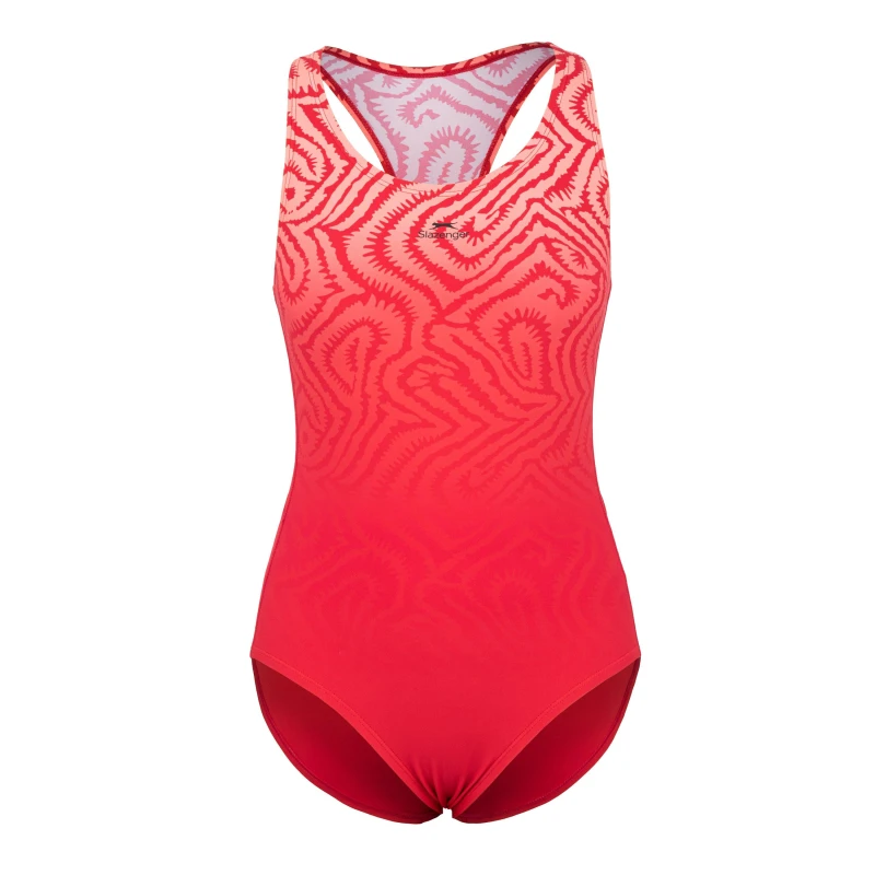 Image of Slazenger Sports Back Swimsuit Womens - Blue Blue 8