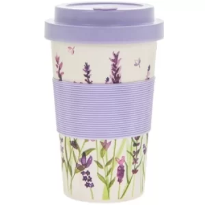 Image of Purple Lavender Bamboo Travel Mug