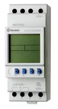 Image of Finder Digital DIN Rail Time Switch 230 V ac, 1-Channel