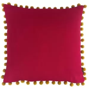 Image of Mardi Gras Pom-Pom Cushion Fuchsia, Fuchsia / 50 x 50cm / Polyester Filled