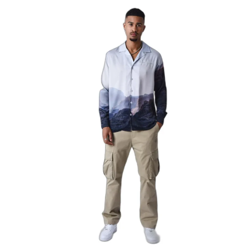 Image of Project X Paris Flowy shirt Project X Paris Canyon Blanc Male 2XL