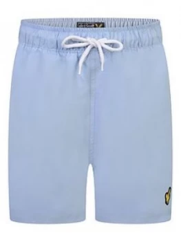 Image of Lyle & Scott Boys Classic Swim Shorts - Chambray Blue