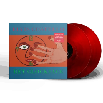 Image of Elvis Costello - Hey Clockface Red Vinyl