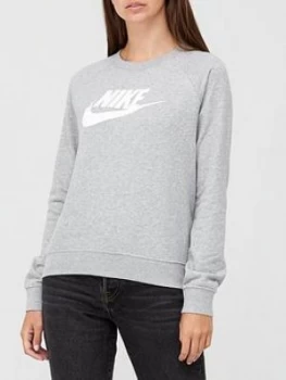 Image of Nike Nsw Essential Sweatshirt - Dark Grey Heather
