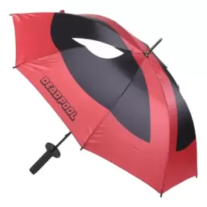 Image of Marvel Deadpool Umbrella - Red