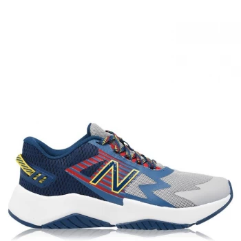 Image of New Balance Rav Run Junior Trainers - Gry/Blu/Ylw