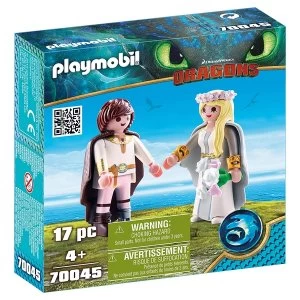 Image of Playmobil How To Train Your Dragon Astrid and Hiccup