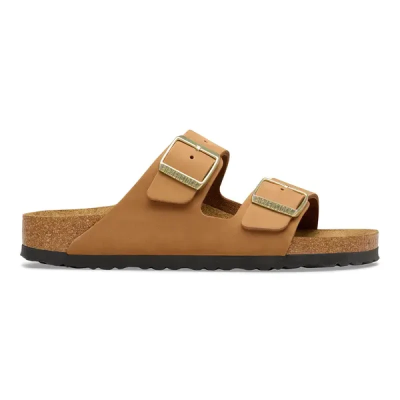 Image of Birkenstock Womens sandals Birkenstock Arizona Nubuck Marron Female 37