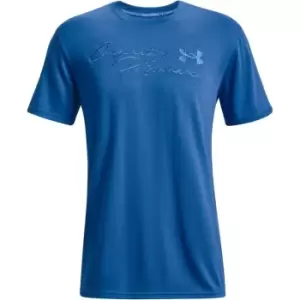 Image of Under Armour Original Performance T Shirt Mens - Blue