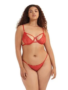 Image of BlueBELLA Enya Thong - Red, Size 14, Women