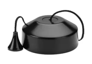 Image of KnightsBridge 1-way 10-150W (5-100W LED) Trailing edge pull cord dimmer switch - matt black