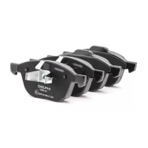 Image of DELPHI Brake pad set LP1869 Brake pads,Brake pad set, disc brake FORD,MAZDA,VOLVO,Fiesta Mk5 Schragheck (JH1, JD1, JH3, JD3),FOCUS III Turnier