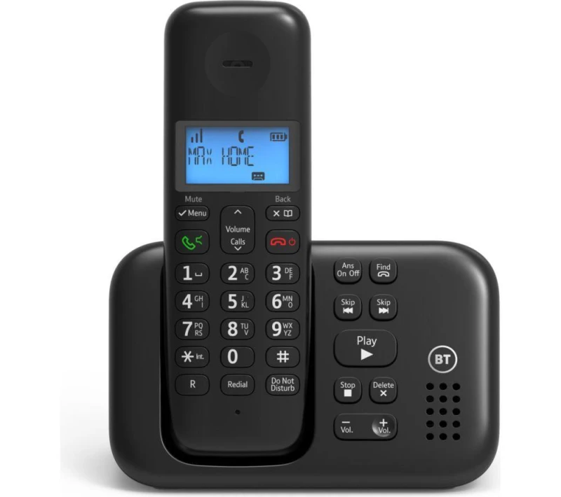 Image of BT BT 3960 Cordless Telephone with Answer Machine - Single