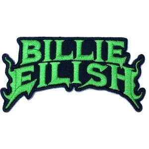 Image of Billie Eilish - Flame Green Standard Patch