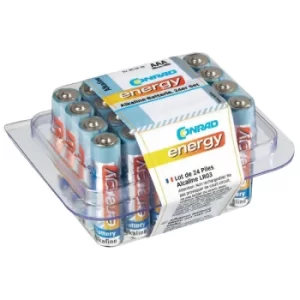Image of Conrad Energy 650638 Alkaline AAA Battery x24