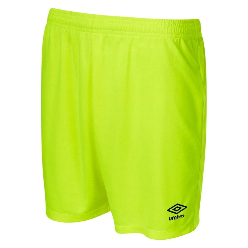 Image of Umbro Umbro Men Club II Shorts in Bright Yellow Size: Small Bright Yellow S Male 5063238842465