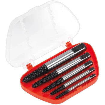 Image of Sealey AK722 5 Piece Screw Extractor Set