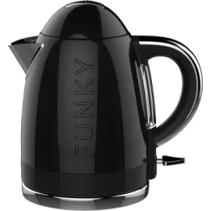 Image of The Funky Appliance Company 1.7 Litre Funky Black Kettle UK Plug