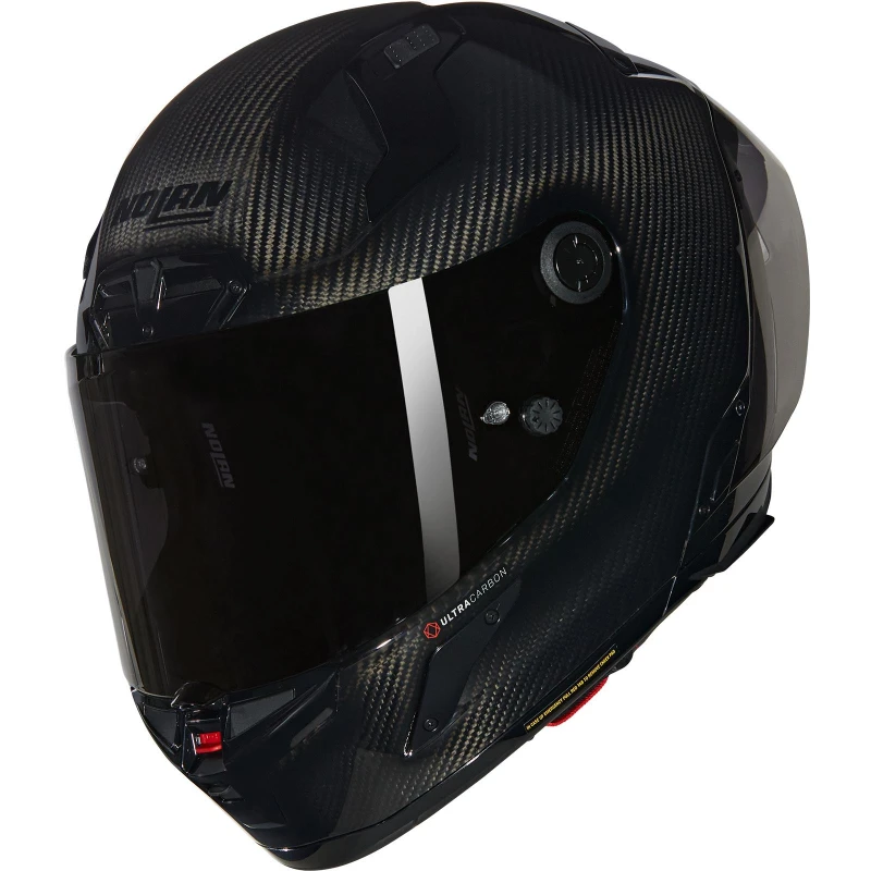 Image of Nolan X-804 RS Ultra Carbon Puro Motorcycle Helmet M Black Carbon Silver (324)