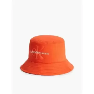 Image of Calvin Klein Jeans Monogram Bucket Hat - Red