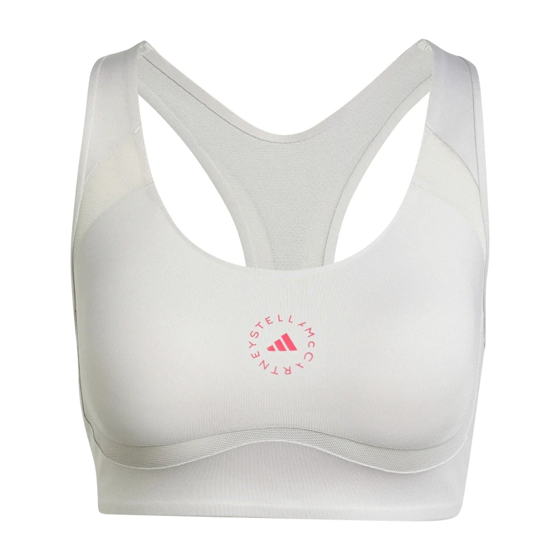 Image of adidas Womens Non Wired Medium Impact Sports Bra Chalk Pearl female 2XS D-DD