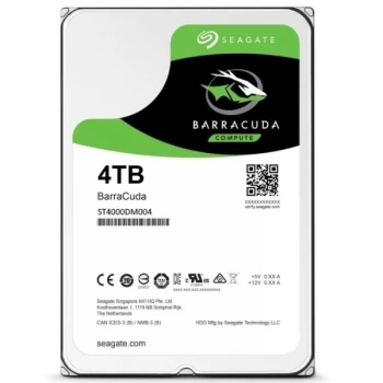 Image of Seagate BarraCuda 4TB SATA 6Gbs Hard Disk Drive ST4000DM004