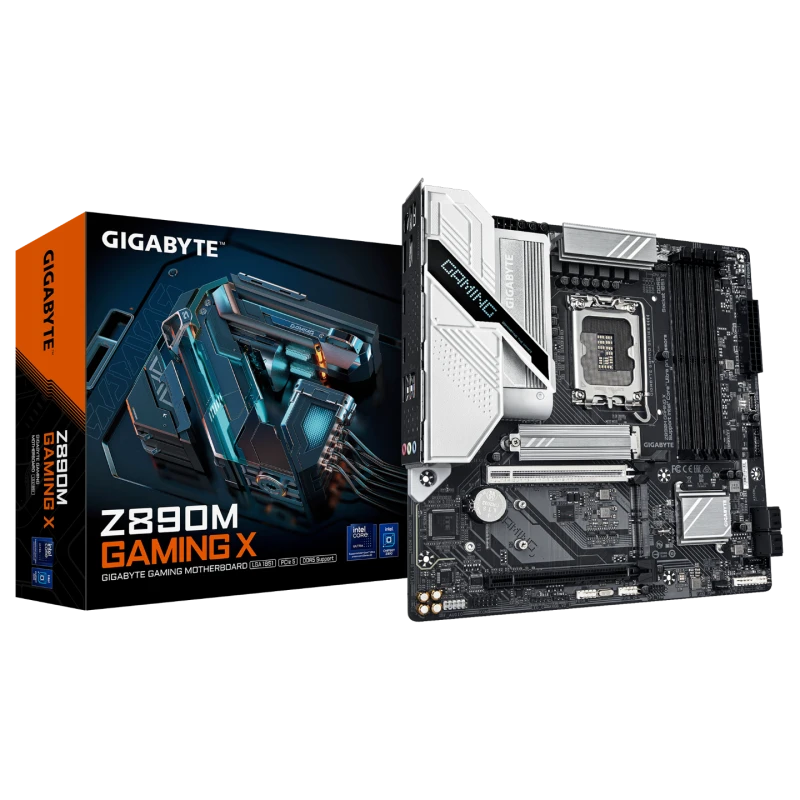 Image of Gigabyte Z890M GAMING X Intel LGA 1851 DDR5 Micro ATX Motherboard