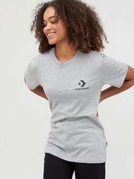 Image of Converse Star Chevron Short Sleeve T-Shirt - Grey