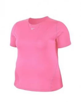 Image of Nike Training Pro Tee (Curve) - Pink
