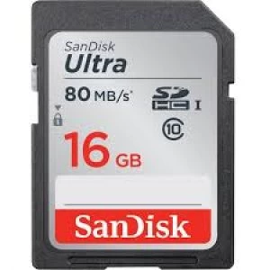 Image of SanDisk 16GB SDHC Memory Card