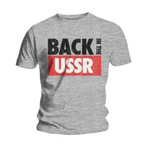 Image of The Beatles - Back In The USSR Unisex XX-Large T-Shirt - Grey