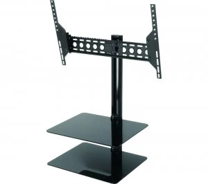 Image of AVF ESL822B TV Bracket with AV Shelving