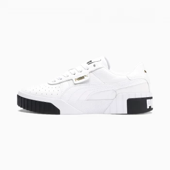Image of Puma Womens Cali Trainers - Puma White/Puma Black - UK 4 - White