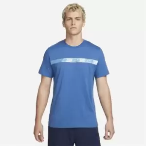 Image of Nike Sportswear T-Shirt Mens - Blue