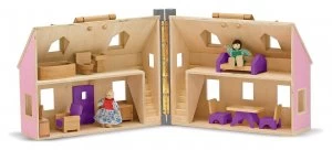 Image of Melissa and Doug Fold and Go Dollhouse