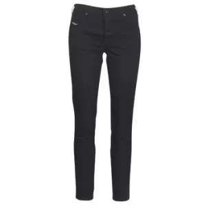Image of Diesel BABHILA womens Skinny Jeans in Black. Sizes available:US 25 / 30