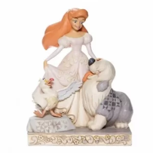 Image of Spirited Siren White Woodland Ariel Figurine