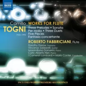Image of Camillo Togni Works for Flute by Camillo Togni CD Album