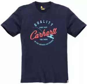 Image of Carhartt Southern Graphic T-Shirt, blue Size M blue, Size M
