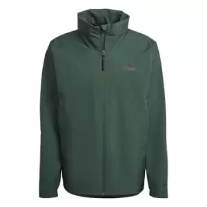 Image of adidas Traveer RAIN. RDY Jacket (Gender Neutral) Mens - Green