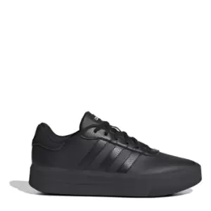 Image of adidas Court Platform Trainers - Black