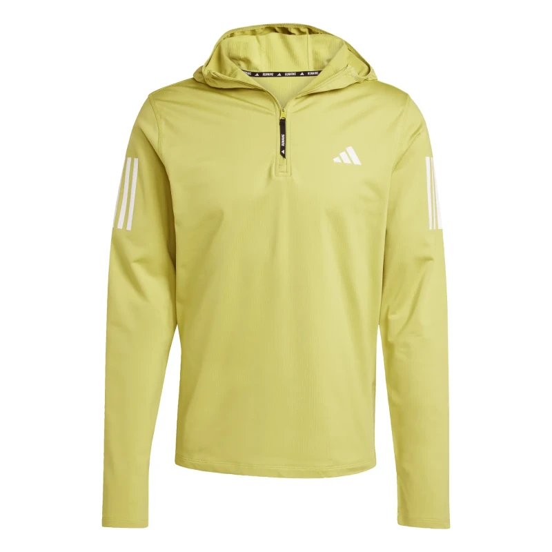 Image of 1/2 zip jacket adidas Own the Run winterized Jaune Male XL